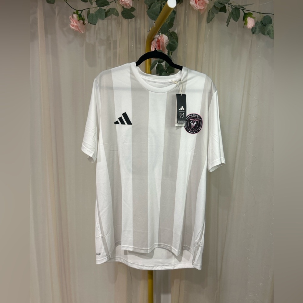 Adidas Inter Miami Lionel Messi #10 White Jersey Large NWT MLS Official